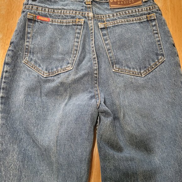 Vintage Women's Jordache 7/8 Blue Jeans High Waist Skinny Zip Ankle & Double Bow - Picture 7 of 8